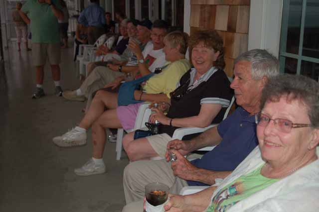 at the yacht club